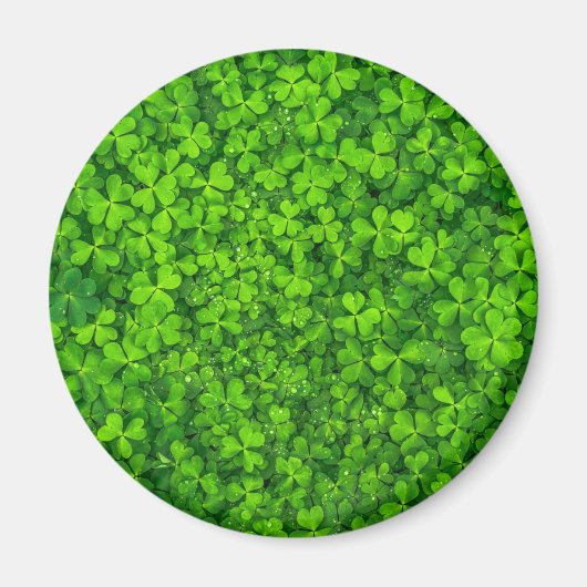 Kleeblatt Clovers Green Irish Symbol Irland Magnet (Vorne)