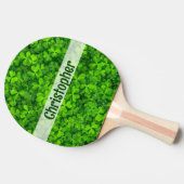 Kleeblatt Clovers Name hinzufügen Tischtennis Schläger (Seitenansicht)