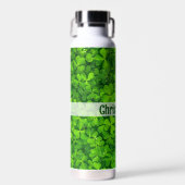 Kleeblatt Clovers Name hinzufügen Trinkflasche (Vorne)