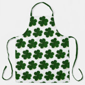 Kleeblatt Clovers Pattern St. Patrick Schürze (Vorderseite)