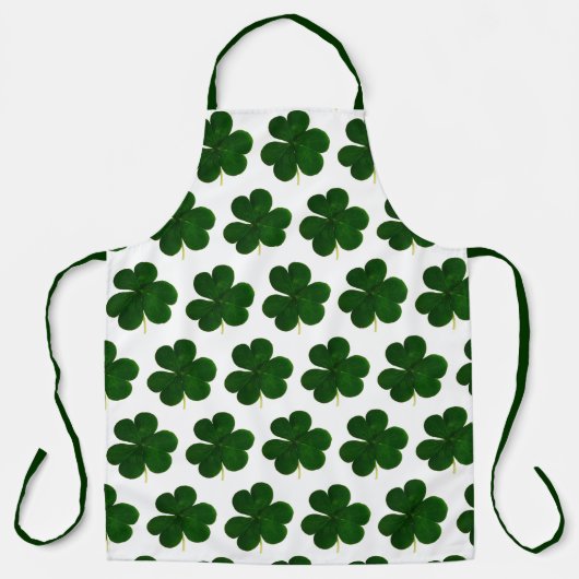 Kleeblatt Clovers Pattern St. Patrick Schürze (Vorderseite)