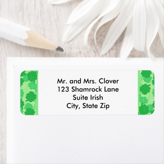 Kleeblatt Collage Custom Address Labels (Insitu)