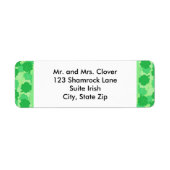 Kleeblatt Collage Custom Address Labels (Vorne)