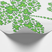 Kleeblatt Collage Custom Geschenkpapier (Ecke)