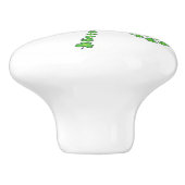 Kleeblatt-Collage Keramikknauf (Seitenansicht)