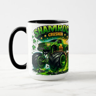"Kleeblatt Crusher: Bold Design with Celtic Edge" Tasse