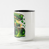 "Kleeblatt Crusher: Bold Design with Celtic Edge" Tasse (Zentrum)