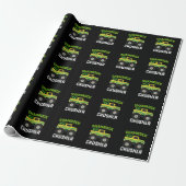 Kleeblatt Crusher Monster Truck St Patrick's Day Geschenkpapier (Ungerollt)