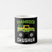 Kleeblatt Crusher Monster Truck St Patrick's Day Kaffeetasse (Mittel)