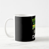 Kleeblatt Crusher Monster Truck St Patrick's Day Kaffeetasse (Links)