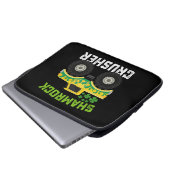 Kleeblatt Crusher Monster Truck St Patrick's Day Laptopschutzhülle (Vorne Knopf)