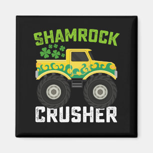 Kleeblatt Crusher Monster Truck St Patrick's Day Magnet