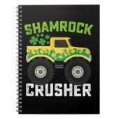 Kleeblatt Crusher Monster Truck St Patrick's Day Notizblock (Vorderseite)