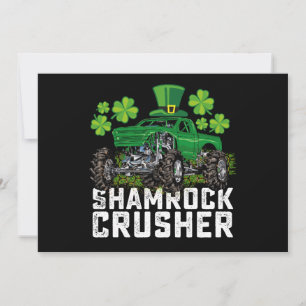 Kleeblatt Crusher St Patricks Day Monster Truck Einladung