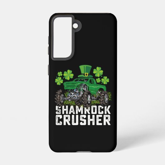 Kleeblatt Crusher St Patricks Day Monster Truck Samsung Galaxy Hülle (Rückseite)