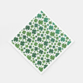 Kleeblatt Delight Pattern Serviette (Ecke)