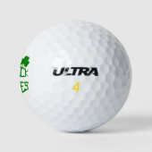 Kleeblatt des Alters Golfball (Logo)