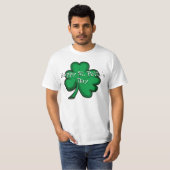 Kleeblatt des einfachen Saint Pattys Day T-Shirt (Vorne ganz)