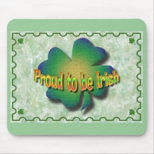 Kleeblatt des irischen Prides Mousepad