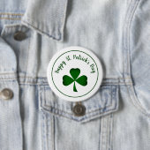 Kleeblatt des St. Patrick's Day Button (Beispiel)