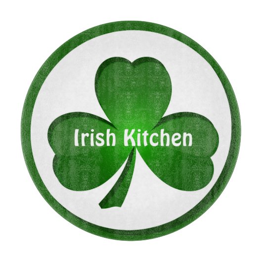 Kleeblatt Design Cutting Board Schneidebrett (Vorderseite)