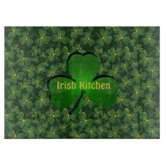 Kleeblatt Design Cutting Board Schneidebrett (Vorderseite)