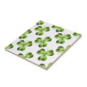 Kleeblatt drei leaf Clover Graphic Fliese (Seite)