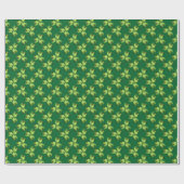Kleeblatt drei leaf Clover Graphic Geschenkpapier (Flach)