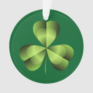 Kleeblatt drei leaf Clover Graphic Ornament