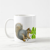 Kleeblatt-Eichhörnchen-Tasse Kaffeetasse (Links)