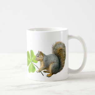 Kleeblatt-Eichhörnchen-Tasse Kaffeetasse