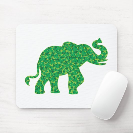 Kleeblatt Elephants Mousepad (Mit Mouse)