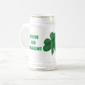 KLEEBLATT ERIN GEHT BRAGH! BIERGLAS (Vorderseite Links)
