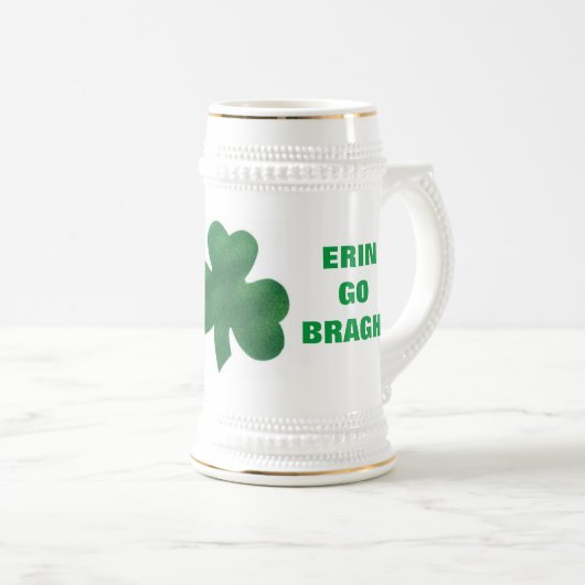 KLEEBLATT ERIN GEHT BRAGH! BIERGLAS (VorderseiteRechts)