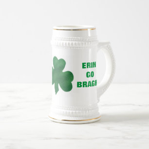 KLEEBLATT ERIN GO BRAGH! BIERGLAS