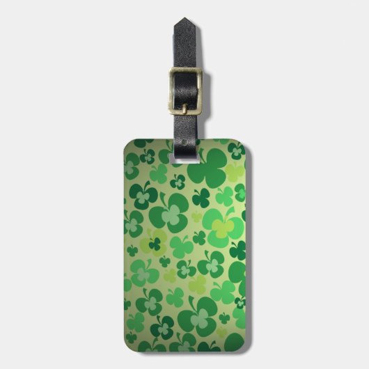 Kleeblatt Explosionsreise Tag Gepäckanhänger (Vorderseite vertikal)