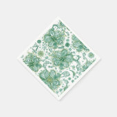 Kleeblatt Fantasy 1 Serviette (Ecke)