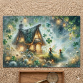 Kleeblatt-Feenglashütte-Glow Puzzle