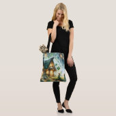 Kleeblatt-Feenhütte-Glanz Tasche (Am Model)