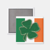 Kleeblatt Flag Magnet (Vorderseite/Rückseite)