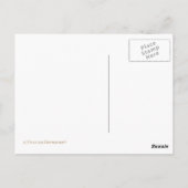 Kleeblatt Flag Postkarte (Rückseite)