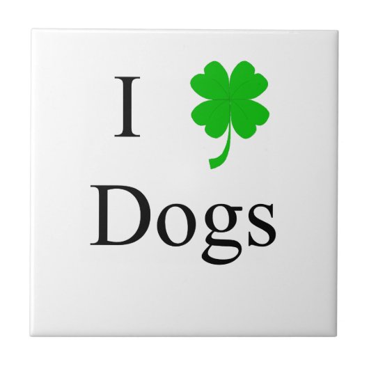 Kleeblatt Fliese (Vorderseite)