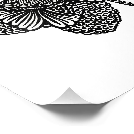 Kleeblatt Fotodruck (Ecke)