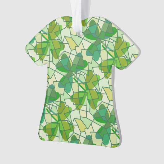 Kleeblatt Fragments Keramik Ornament (Vorderseite)