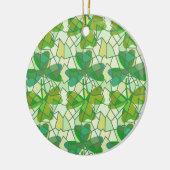 Kleeblatt Fragments Keramik Ornament (Links)