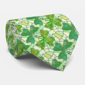 Kleeblatt Fragments Keramik Ornament Krawatte (Gerollt)