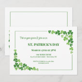 Kleeblatt Frame Einladung (Vorne/Hinten)