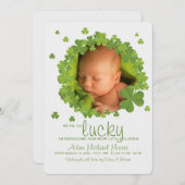 Kleeblatt Frame Einladung (Vorne/Hinten)