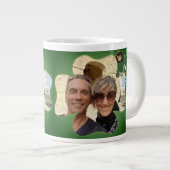 Kleeblatt Frames 2 Fotos Spezielle Tasse (Vorderseite Rechts)