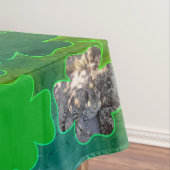 Kleeblatt Frames 4 Fotos Tischdecke (Beispiel)